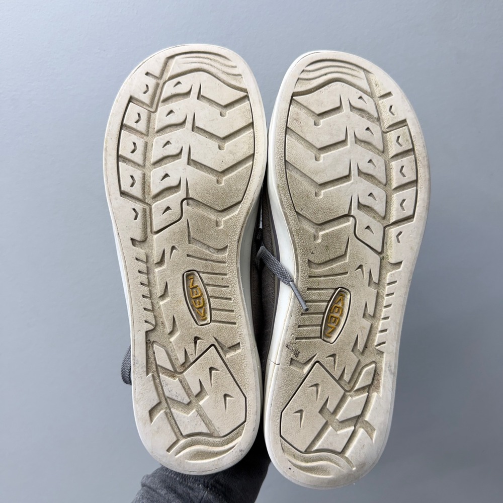 Keen Elsa III Gray Canvas Lace Up Sneakers Womens 9 Low Top Shoes 1020474 - Picture 7 of 10